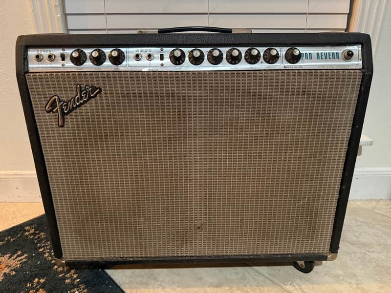 1974 Fender Pro Reverb 70-Watt 2x12" Guitar Combo image 1