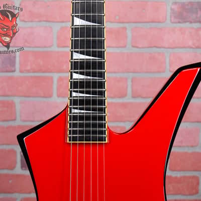 Jackson USA Marty Friedman Signature Kelly KE1MF 1998 Ferrari Red w/Black Bevels w/Jackson TSA Case image 13