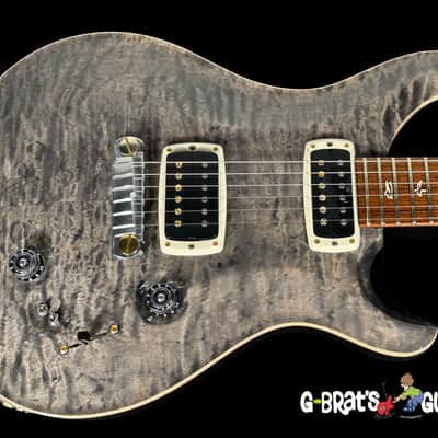 2012 Paul Reed Smith PRS 408 Flame Top with Birds ~ Grey Black image 1