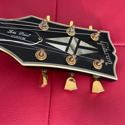 Gibson  Les Paul Custom  1979 maple fretboard fretless wonder Black gold image 5