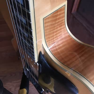 Hofner Jazzica Carved Top Jazz Guitar w/ Hardshell case- German made, very acoustically resonant image 7