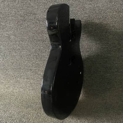 Black Glossy Finish Basswood Guitar Single Cut Body image 8