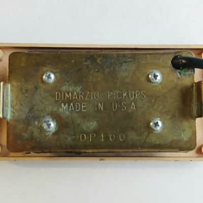 1980's Vintage DiMarzio DP100 Super Distortion Cream Humbucker Pickup 13.3k Ohms image 3