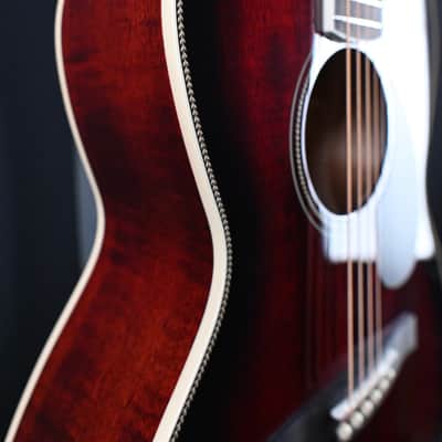 Immagine PRS SE P20E Parlor Acoustic Guitar Fire Red Burst #110 - 7