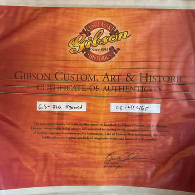 Gibson Custom Shop CS-336 Figured Top 2002 - 2017 - Natural image 13