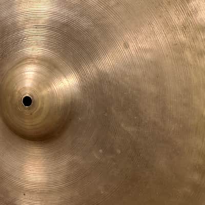 17" Zildjian A 1920s-1940s 1st/2nd/Pre-Trans Stamp Ride Cymbal 1988g *Video Demo* image 3