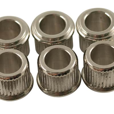 Kluson Adapter bushings, 1/4" Nickel (set of 6) MB65LN US