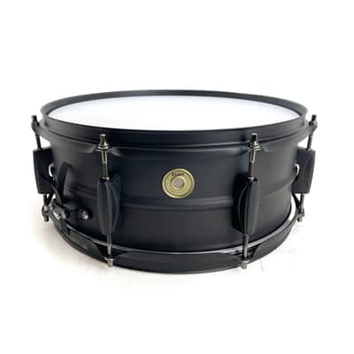 Tama Metalworks 14 x 5.5 Inch Black on Black Steel Snare Drum image 2