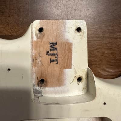 MJT Nitro Relic Stratocaster Body vintage style SSS - Antique White image 6