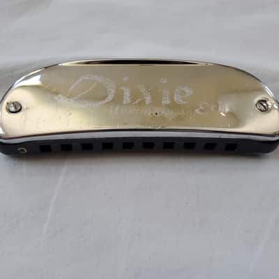Dixie Harmonica Echo In C Vintage Rare image 2