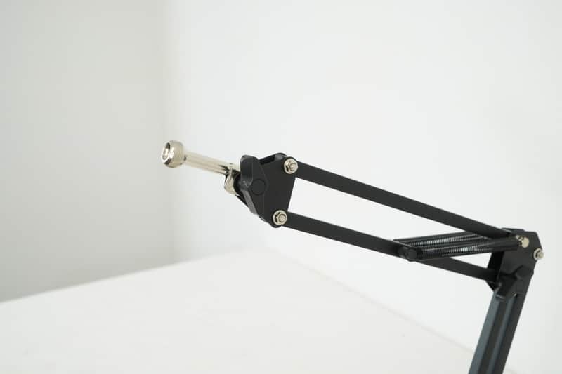 Rockville iSTAND 85 Dual Desktop Boom Arm + Gooseneck Mic/iPhone/iPad Stand image 1