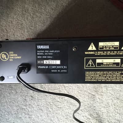 Yamaha DG-1000 Guitar Preamp | Reverb