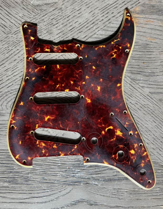 Spitfire Tortoiseshell Strat Pickguard - Relic Tortoise Stratocaster image 1