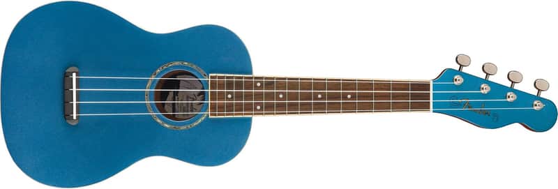 Fender Zuma Classic Concert Uke, Walnut Fingerboard, Lake Placid Blue image 1