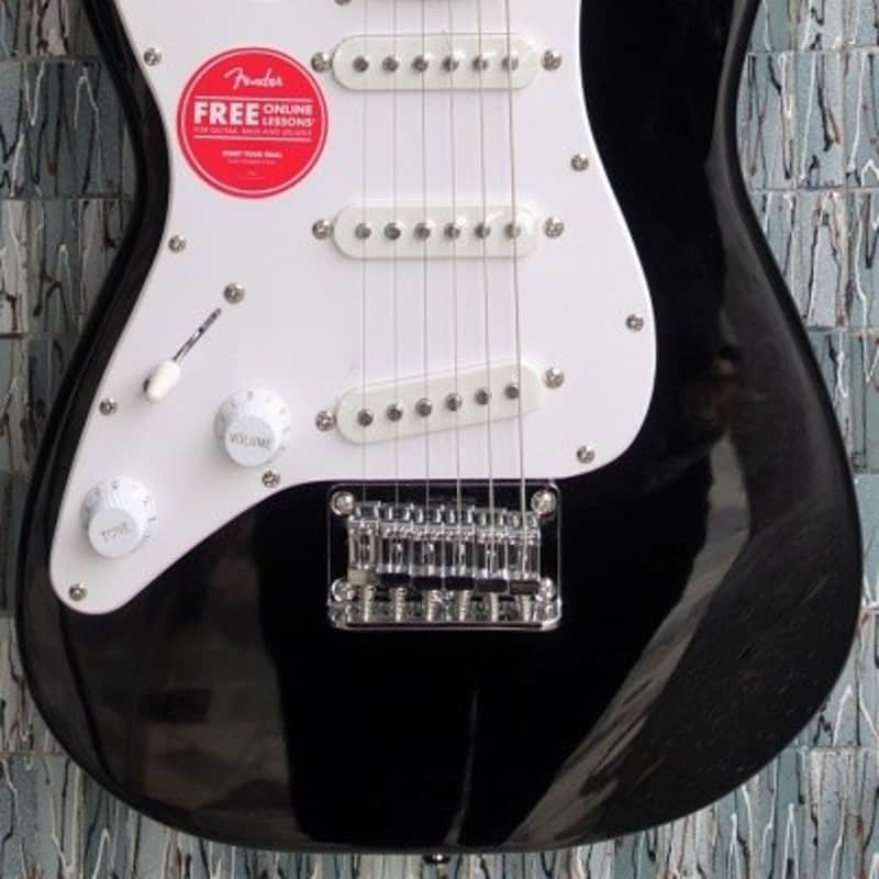 Squier Mini Stratocaster Left-Handed, Laurel Fingerboard, Blac…