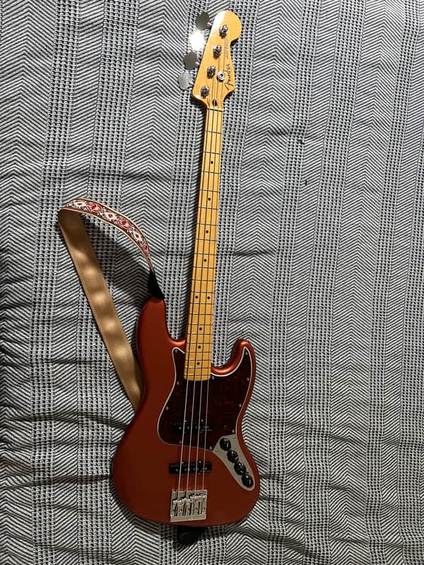 Fender Player Plus Jazz Bass Aged Candy Apple Red, Maple Fingerboard image 1
