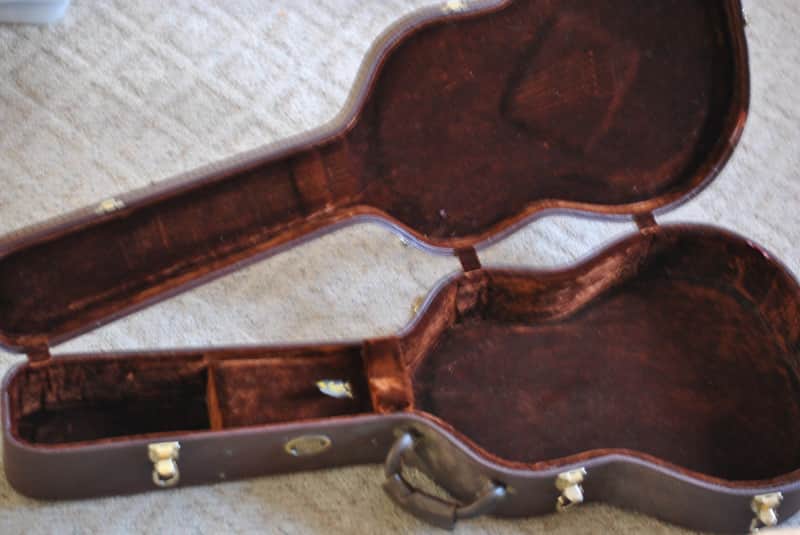 Everest Guitar Hardshell Case, Brown, fits Smaller Acoustic Guitars. Taylor Big Baby, Tacoma Cheif image 1