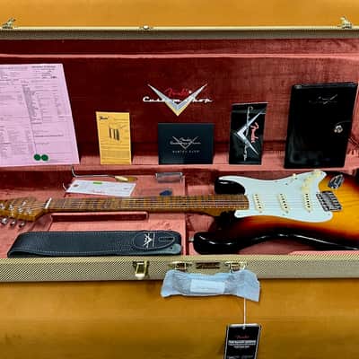 Fender Stratocaster, Limited Edition, Journeyman Relic, Closet Classic Hardware, Roasted 3A Flame Maple Neck, 1958 - Chocolate 3-Colour Sunburst image 1