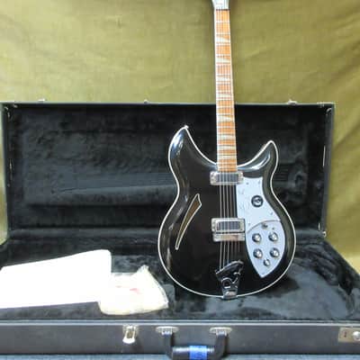 1989 Rickenbacker John Kay Signature Jet Glo/Black 1 of 250 Rare Guitar Mint Shape W/ OHSC Free US Shipping! image 12