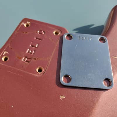 Fender Custom Shop Jazz Bass 1998 Burgundy Mist image 13