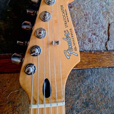 Fender Partscaster Strat MIM Squier Seymour Duncan 1998 - black/maple image 5