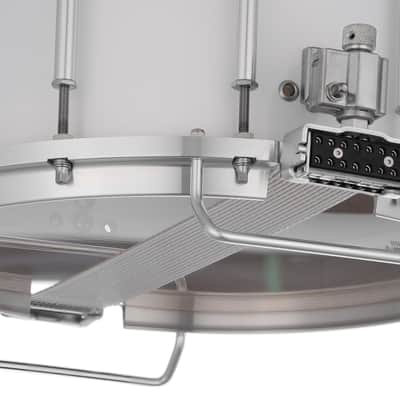 Pearl Marching Snare Drum, Pure White (FBX1412/A33) image 4