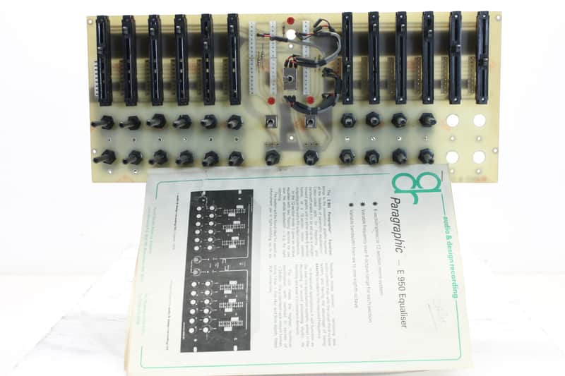 Audio & Design Recording ADR Paragraphic - E 950 Equaliser with Schematics without Chassis image 1