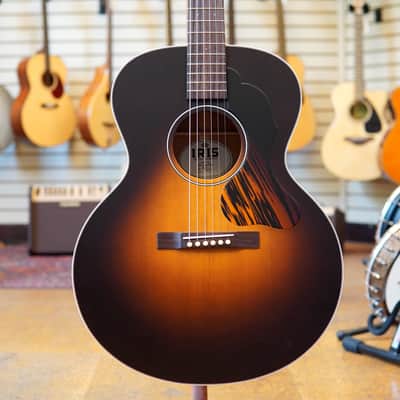 Iris Guitars AB Model Sitka Spruce/Mahogany Jumbo Acoustic Guitar Sunburst w/Hard Case image 1