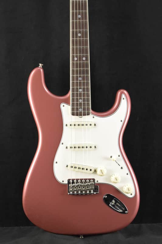 Mint Fender Limited Edition Roasted '65 Strat DLX Closet Classic - Aged Burgundy Mist Metallic image 1