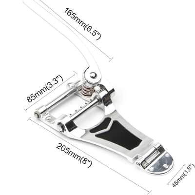 Electric Guitar Vibrato Tremolo Bridge Tailpiece Big Rocking Rod Pulling String Board for LP, ETC Chrome image 2