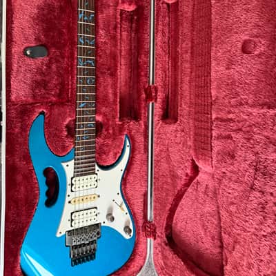 Ibanez JEM7V-SBL Steve Vai Signature with Rosewood Fretboard 2002 - 2004 - Sparkle Blue image 1