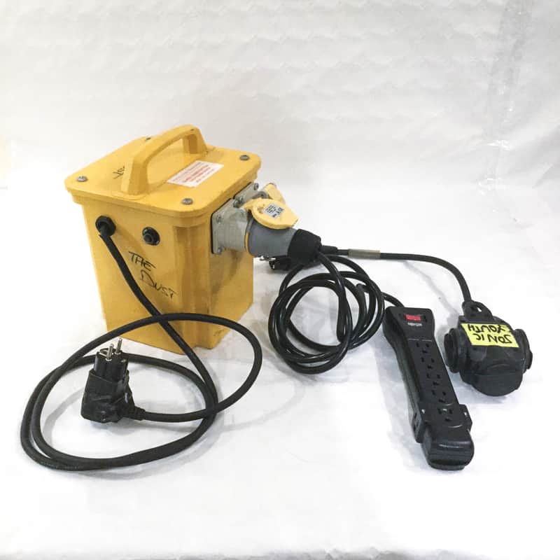 110V Transformer 3.3 KVA + Cables Owned by Sonic Youth image 1