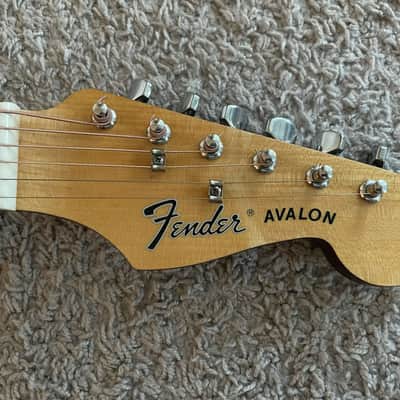 Fender Avalon California Series 1985-1992 MIK Natural Vintage Acoustic Guitar image 6