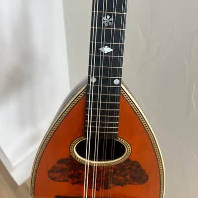 Gorgeous Martin Style Vintage 1800’s J. Howard W. Foote & Co CHALLENGE ROSEWOOD Bowlback Mandolin Challenge Bowlback Tater Bug Mandolin - Brazilian Rosewood image 5