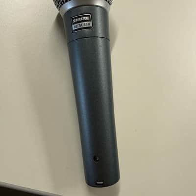 Shure BETA 58A Handheld Supercardioid Dynamic Microphone 1996 - Present - Black image 1