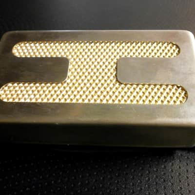 Humbucker Pickups SET H COVER GOLD FOIL Relic/Aged Q Fits Fender Gibson LP SG Greco Ibanez Vintage PAF image 5