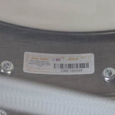 Ludwig LB417 Black Beauty 6.5x14" 10-Lug Brass Snare Drum 1994 - Present - Black Nickel-Plated image 4
