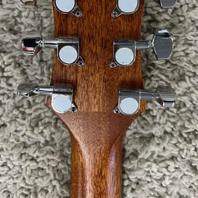 Luna Wabi Sabi Dreadnought Satin Finish Solid Spruce Top Acoustic Guitar image 6