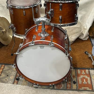 Tama 3 - piece Superstar drum set (314-2166) 80's - Satin Mahogany image 1