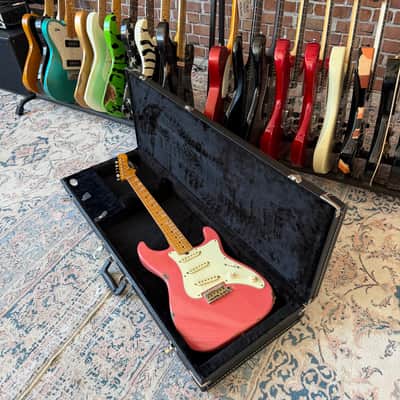 Friedman Vintage S Aged Electric Guitar - Coral (Medium Aging) image 11