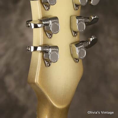 Mosrite GOSPEL GUITAR Hollowbody 1973 Gold-to-White Burst image 14