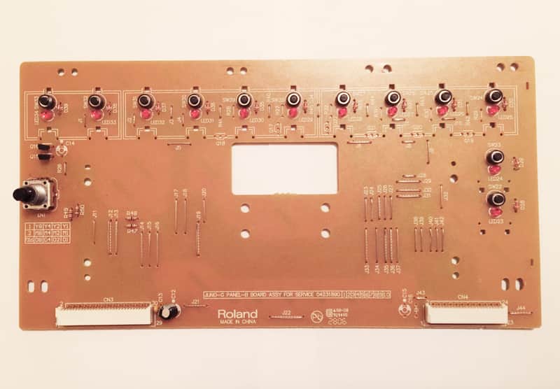 ROLAND Juno-G Synthesizer Original Middle Panel Switch Board. Works Great ! image 1