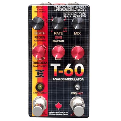 Demedash Effects T-60 Analog Modulator 2021 - Black image 1