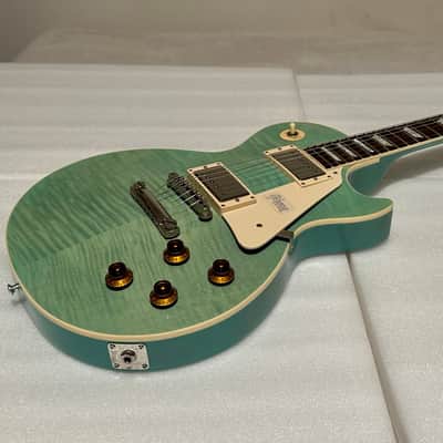 Gibson Custom Shop Les Paul Standard PSL in rare Translucent Mint Green (rare & unplayed) image 4