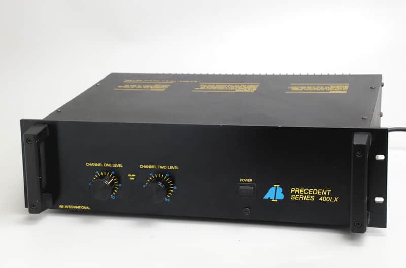 AB International Precedent Series 400LX Professional Rack Mount Power Amplifier image 1