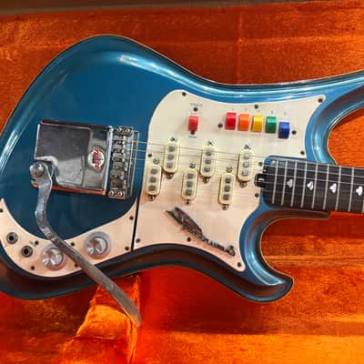 Teisco Spectrum 5 1960's - Metallic Blue image 2
