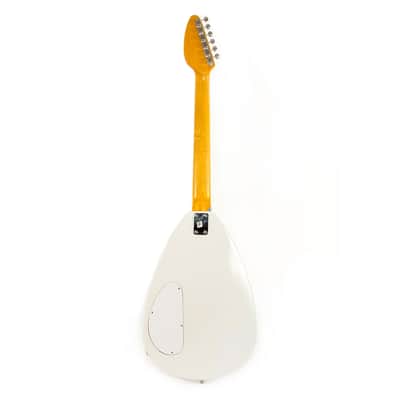 Phantom Guitar Works Brian Jones Teardrop Solid Body White 2000s owned by Mike Wanchic image 3