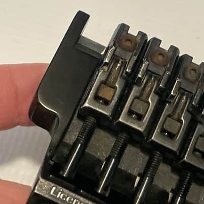 1980's Japan Ibanez RG550 RG Series Black Original Edge Floyd Rose Tremolo Bridge Set image 23