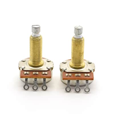 Alpha Potentiometer A500K Long Shaft Audio Pot - Set of 2 image 2