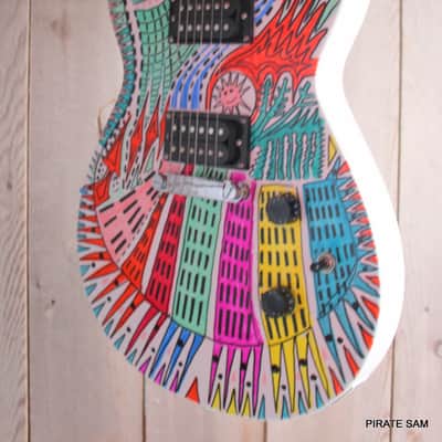 Gretsch  Custom art guitar  Ignite Jet Club HH  "  Hot Times in the City" " image 7